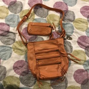 Salmon Lucky Brand Bag and Wallet